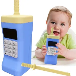 Silicone Sippy Cup Baby Teething Straw Transition Easy Grip-image-54
