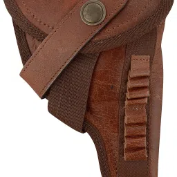 Unisex Leather .32 Bore Cross Revolver .Holster Racquet Carry Case/Cover Free Size-image-35