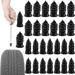 10 Pcs Tire Repair Rubber Screws, Car Motorcycle Fast Tire Puncture Tools Tubeless Tyre Puncture Repair Kit-image-33