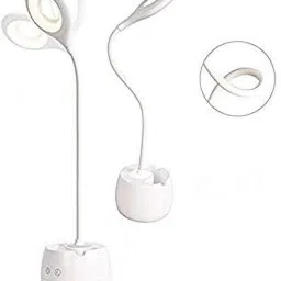 firstlike Long Arm Study Desk Light with 360 Degree Flexible, Modern Touch Control, Advanced Pen and Mobile Holder Design with Night Lamp Table Lamp(All in one Table Lamp) Table Lamp image 2