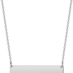 Anti-Tarnish Octagon Black Pendant Necklace – Short Silver Stainless Steel Pendant-image-54