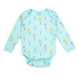My Milestones Infant Ice-Cream Printed Pure Cotton Bodysuit-56