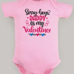 FFLIRTYGO Infant Girls Printed Pure Cotton Valentine's Day Special Bodysuit-image-91