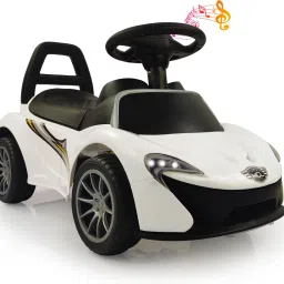 Musical Ride On Push Car Light & Music,With Backrest for Kids 2-7 Years Car Non Battery Operated Ride On-picture-8