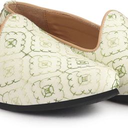 Embroidered Ethnic Slip On Juttis and Mojaris for Wedding|Haldi Slip-On Shoe Mojaris For Men-image-19