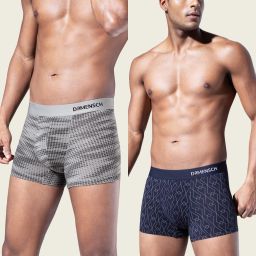 Pack of 2 Deo-Soft Deodorizing Anti-Bacterial Printed Men Trunk-1