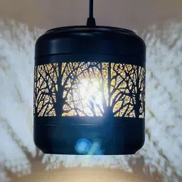 sinoman Metal Pendant Hanging Light with Tree Cutout Design-picture-24