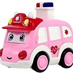 sr toys Exclusive Collection of Toy Cars for 2 3 4 5 Year Old boy, 1 Pieces Friction Powered Kids Toddler Car Toy (Mini Ambulance)-picture-3