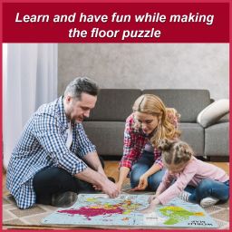 ratnas world map jigsaw for kids.let them explore the world and learn the facts image 2