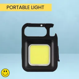 LED COBB Light With Keychain Flashlight 4Light Mode & Folding Bracket BottleC297 4 hrs Torch Emergency Light-image-48