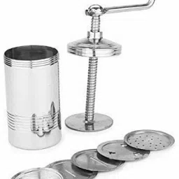 Sev Sancha Muruku Maker with 6 Jali, Namkeen and Snacks Maker Stainless Steel 9 Kitchen Tool Set-image-3