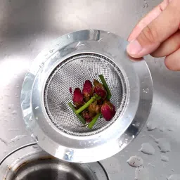 Stainless Steel Strainer Kitchen Drain, Basin Basket Filter Sink Jali Strainer-image-42