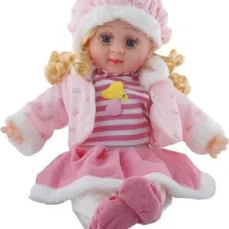 Cute Baby Poem Doll Singing 5 Poems 41 CM Tall Toy for Kids (Multicolor)-image-55