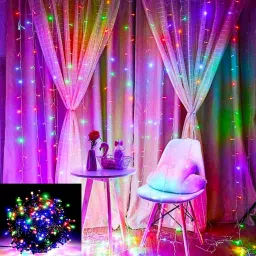 200 LEDs 50.67 m Multicolor Color Changing String Rice Lights-10