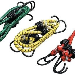 3 Pcs High Strength Elastic Nylon Rope/Luggage Strap Tying Rope with Hooks Multicolor-16