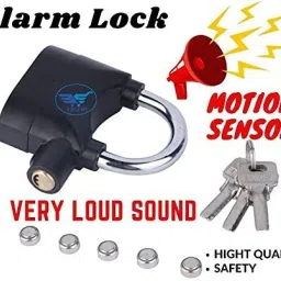 Anti Theft Sensor Alarm Lock for Home, Office and Bikes Safety Lock (Black) Door & Window Door Window Alarm-15
