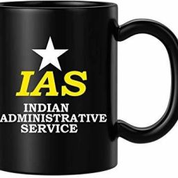 Indian Administrative Service Ceramic Coffee or Tea Cup Best for IAS (350ml or 11Oz; Black) Ceramic Coffee Mug-image-3