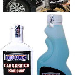 CAR Wash SHAMPOO 250ml+ Scratch Remover 100gm+All Tyre Cleaning Brush Combo-image-8