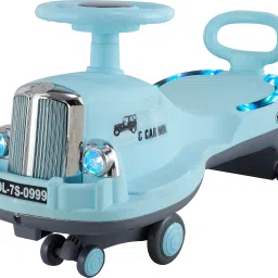 Glamour Ride On Swing Car for Kids 1-5 Years | Magic Car with Light & Music Rideons & Wagons Non Battery Operated Ride On-8