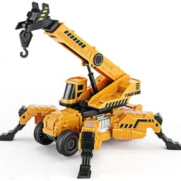 Friction Power Lifting Crane Kid 360Degree Rotating Excavator Construction Truck-11