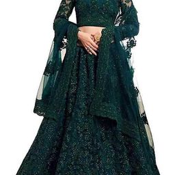Fancy Designer Flared Embroidered Bollywood Party Lehenga-image-47