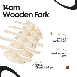 Tableware_010 Disposable Wooden Dessert Fork Set-10
