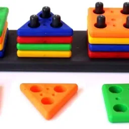 Smart Activity Fun And Learning Geometrics Shape Matching Five Column Blocks-15