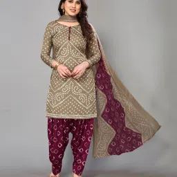 Unstitched Crepe Salwar Suit Material Paisley-image-50