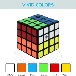 cubelelo Drift 4x4 Black Speedcube Magic Puzzle Toy image 4