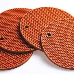 p-plus international Silicone Round Trivet Pack of 4 Matt Trivet image 2
