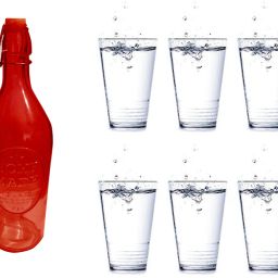 BOTTLE, 6GLASS NDR119 Jug Bottle Glass Set-image-72