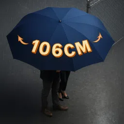 marmik 3 Fold Umbrella for Rain with Auto Open and Close for Women and Men Umbrella image 2