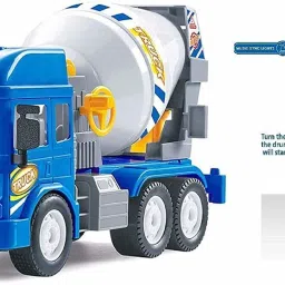 New Toy Set Plastic Unbreakable AME-35 Friction Power JCB Toy Vehicles Truck Toys Construction Truck Toy Cement Truck Bulldozer Jeep car Toy Water Tanker Truck for Kids-25