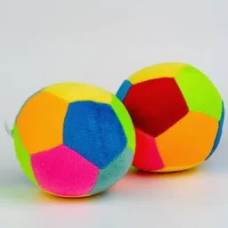Plush Soft Toy for 6+ Month Cute Kids|Cuddly (Rattle Ball (Pack of 2))- 20 cm-19