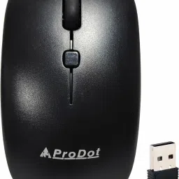 PRODOT Quad Wireless Mouse With USB Nano Dongle, 800-1600 DPI Wireless Ergonomic Optical Mouse-image-63