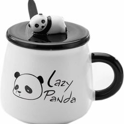 Panda Coffee Cup Ceramic Coffee Mug-image-67