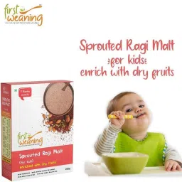 Sprouted Ragi Malt for kids, enriched with dry fruits, 200g Cereal-18