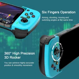 ELECTRO WOLF Wireless Retractable 3D Joystick Bluetooth Compatible Mobile Gamepad Controller Bluetooth Gamepad image 3