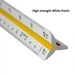 true-ally Triangle Scale 30cm Long Measuring Tool for Architects, Engineers, Students etc Ruler image 2
