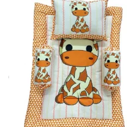 Premium Baby Mattress for New Born Baby |Bed |Crib| Protector with 3 pillow-image-13