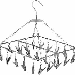 25 Clips Square Cloth Dryer/Cloth Drying Stand Steel Cloth Clips-image-62