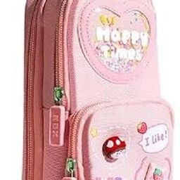 002 BACKPACK TYPE 3 CHAIN PENCIL POUCH Art Artificial Leather Pencil Box-image-51