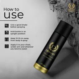 denver Caliber Combo Deodorant Spray-For Men image 5