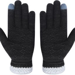 Solid Winter Men Gloves-image-64