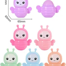 ashyra Cute Bee Lip Balm – Natural Moisturizing Lip Butter Strawberry image 4