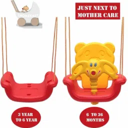 3-in-1 Indoor and Outdoor Adjustable Baby Swing for Kids Age 6 Months to 6 Years Swings-9
