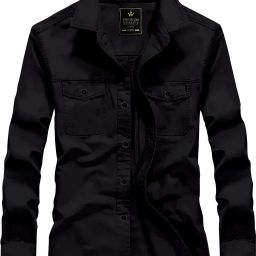 Men Regular Fit Solid Spread Collar Casual Shirt-image-23