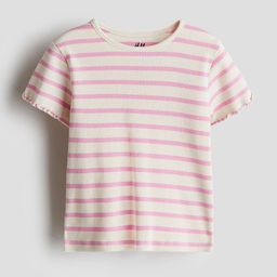 H&M Girls Ribbed Jersey Top-picture-32