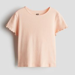 H&M Girls Ribbed Jersey Top-picture-53
