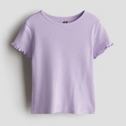H&M Ribbed Jersey Top-image-64